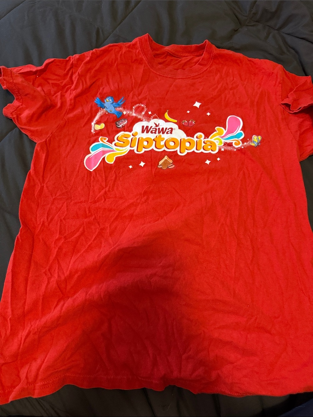 Wawa Siptopia Red Short Sleeve Tee